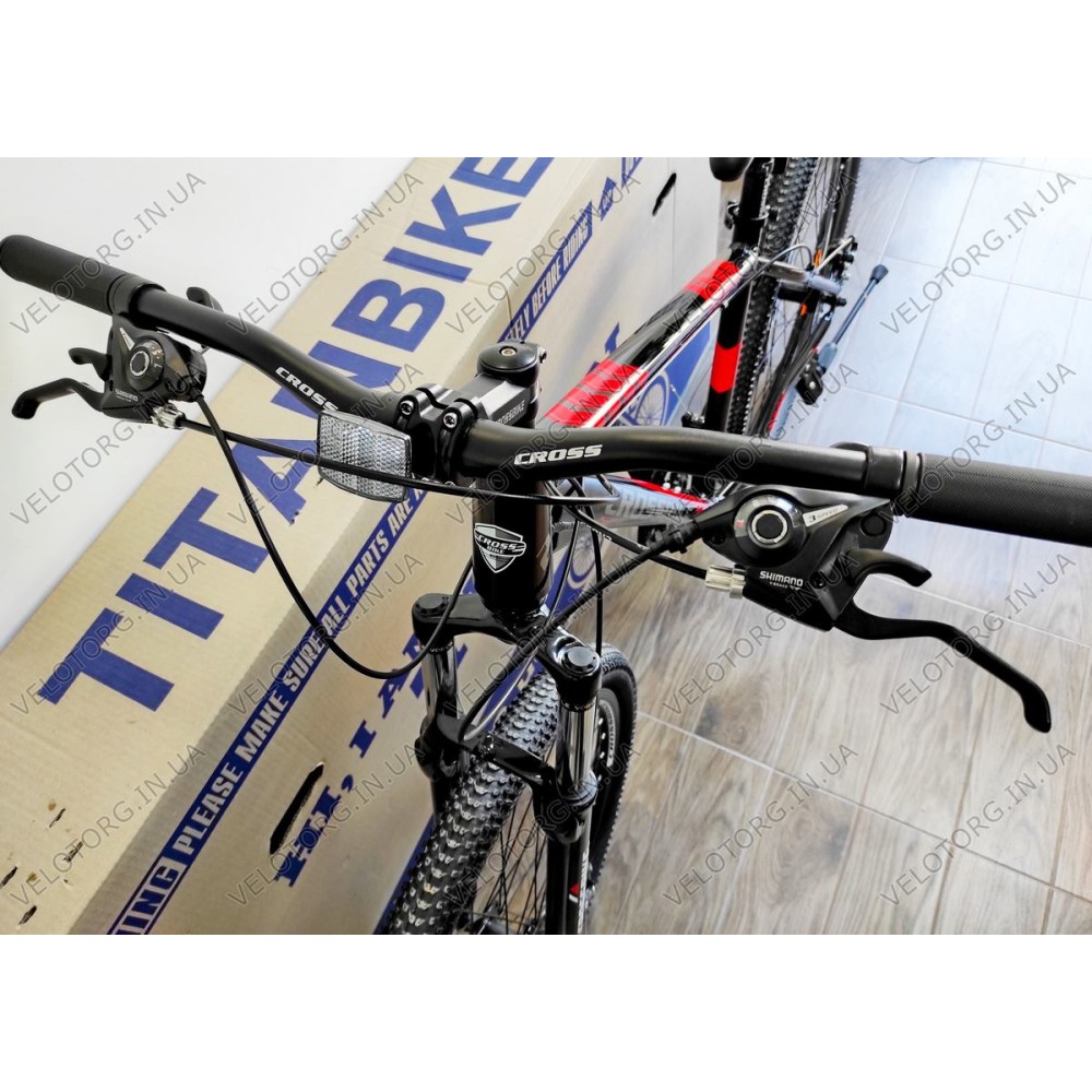 Купити Велосипед CrossBike Everest 27,5 Рама-17 black-red за ціною